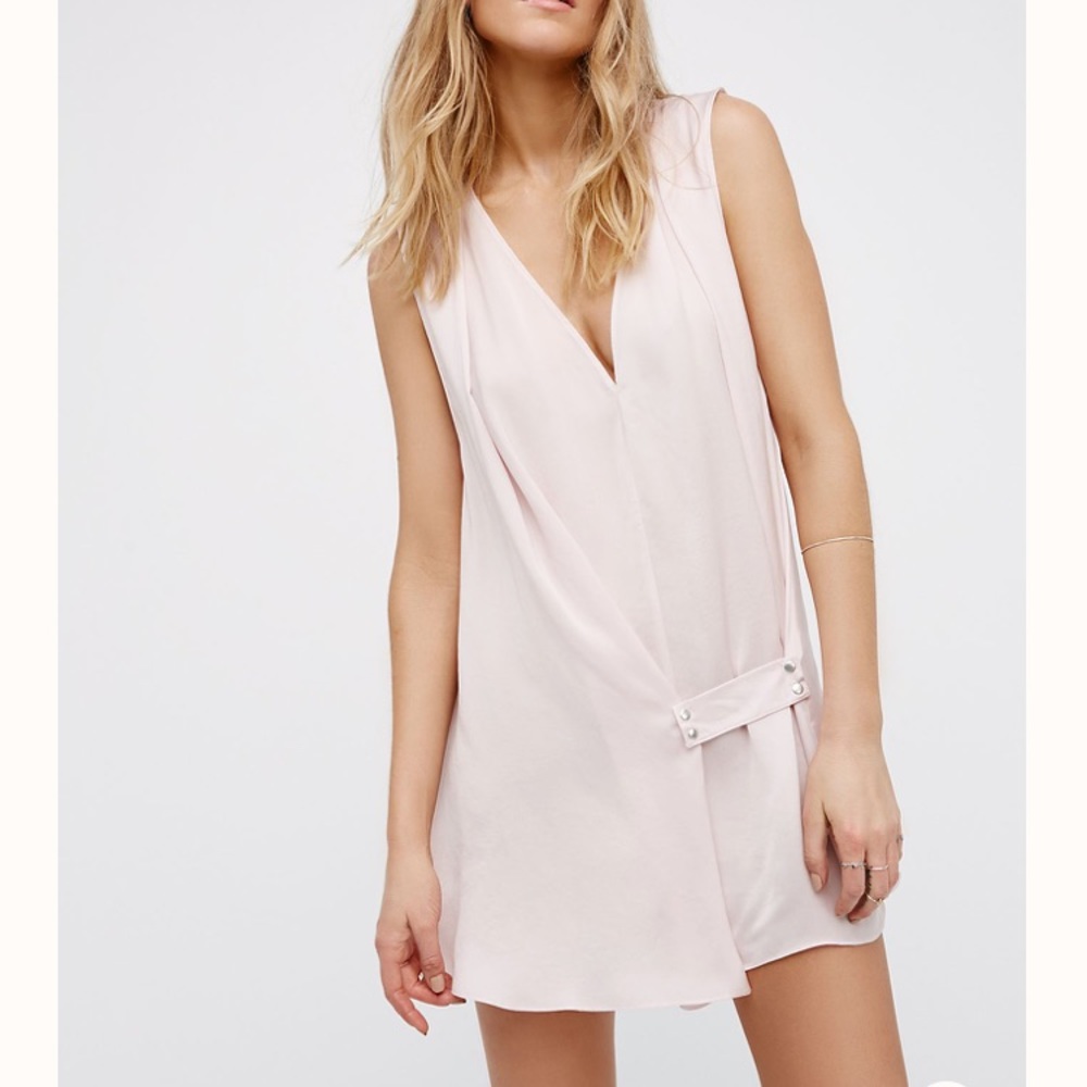 Free People Elsa Mini Dress Peach Size Large